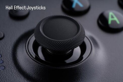 8Bitdo Ultimate 3-mode Hall Effect Joysticks/Hall Trigger Controller مع قاعدة شحن، سلكية لأجهزة Xbox Series X|S، Xbox One، لاسلكية لنظامي التشغيل Windows وAndroid - مرخصة رسميًا (أسود) in Kuwait