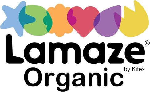 ملابس نوم من قطعة واحدة قابلة للتمدد من Lamaze Organic للأطفال الرضع والأولاد الصغار، بدون أقدام، سحاب، مثلثات زرقاء، 9 أشهر in Kuwait