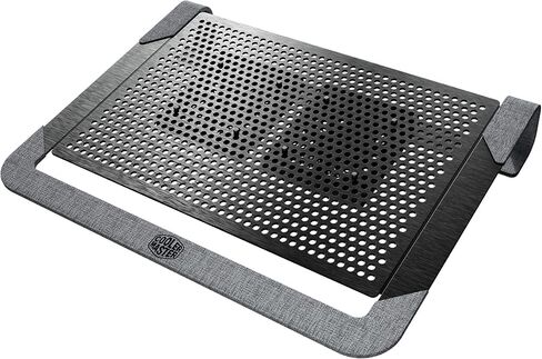 Cooler Master Notepal U2 Plus V2, Notebook-Kühler bis zu 43,2 cm (17 Zoll), 2 x 80 mm bewegliche Lüfter, schwarzes Aluminium in Saudi Arabia