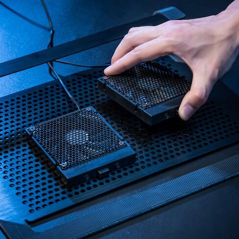 Cooler Master Notepal U2 Plus V2, Notebook-Kühler bis zu 43,2 cm (17 Zoll), 2 x 80 mm bewegliche Lüfter, schwarzes Aluminium in Saudi Arabia