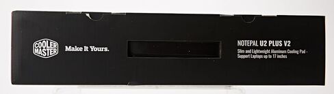 Cooler Master Notepal U2 Plus V2, Notebook-Kühler bis zu 43,2 cm (17 Zoll), 2 x 80 mm bewegliche Lüfter, schwarzes Aluminium in Saudi Arabia