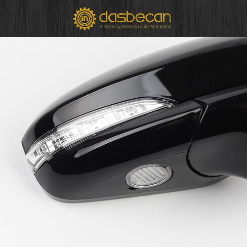 Dasbecan Left Driver Side Power Door Mirror Compatible with Ford Fusion 2013-2015 Power | Heated | Turn Signal | Puddle Light | Manual Folding | DS7Z17683BA | Black | 7Pins in Saudi Arabia