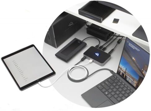 OWC 5 Port Thunderbolt Hub - 60W Charging, Thunderbolt 4, USB 3.2, Compatible with Macs and PCs in Saudi Arabia