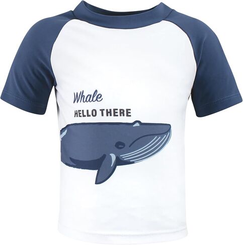 مجموعة هدسون بيبي للسباحة للأطفال من الجنسين، مقاس Whale Hello There، 3T in Saudi Arabia
