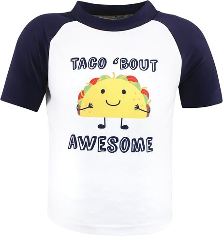 Hudson Baby Unisex Baby Swim Rashguard Set, Taco, 3T in Saudi Arabia