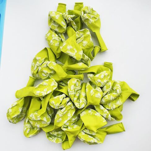 30 قطعة من بالونات عيد الميلاد الوردية مقاس 12 بوصة مطبوعة من اللاتكس مع عبارة "عيد ميلاد سعيد" لتزيين حفلات أعياد ميلاد الأطفال in Kuwait