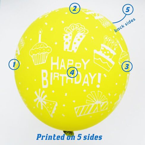 30 قطعة من بالونات عيد الميلاد الوردية مقاس 12 بوصة مطبوعة من اللاتكس مع عبارة "عيد ميلاد سعيد" لتزيين حفلات أعياد ميلاد الأطفال in Kuwait