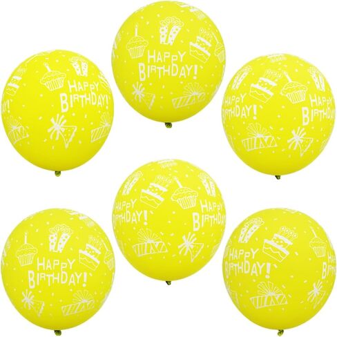 30 قطعة من بالونات عيد الميلاد الوردية مقاس 12 بوصة مطبوعة من اللاتكس مع عبارة "عيد ميلاد سعيد" لتزيين حفلات أعياد ميلاد الأطفال in Kuwait