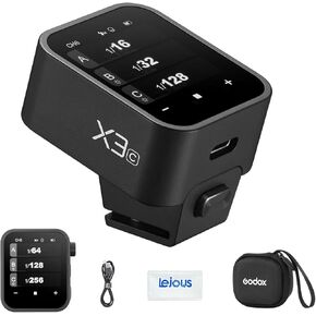 Godox X3C X3 C X3-C Trigger for Canon, Touch Screen TTL Wireless Flash Trigger for Canon Cameras Flash Speedlites, Built-in Lithium Battery, Small and Light