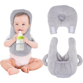 Adjustable Baby Bottle Holder for Self Feeding, Baby Self Feeding Cushion and Propper for Baby Bottle