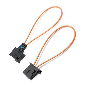 2Pcs Most Fiber Optic Loop Bypass Male + Female Adapter Replacement for Benz Audi Mercedes BMW VW Porsche