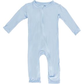 KicKee Pants baby-boys Essentials Solid Fitted CoverallRomper