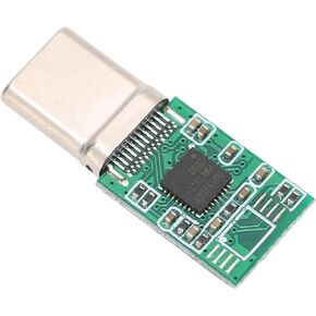 DIY USB C Adapter, 5V PCB DAC Decoding Sound Card Adapter, Support Headset and Microphone, for Type C Computer, PC, Laptop, Phone Devices