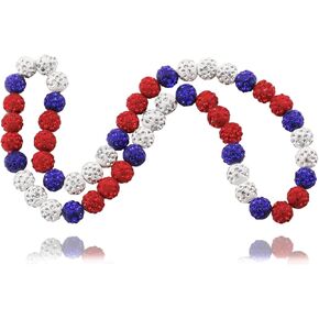 Bling Baseball Necklace for Competitive Athletes,Ice Collection Necklace Glitter Rhinestone Ball Necklaces for Men Boys Inspired Sports Jewelry Gift Accessory 16" 18" 20" in Kuwait