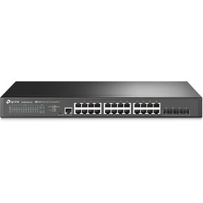 TP-Link TL-SG3428X-M2 | 24 Port Multi-Gigabit L2+ Managed Switch | 24 x 2.5 Gig Ethernet Ports, 4 x 10 Gig SFP+ Ports | 10 G Bandwidth | Support Omada SDN | 5 Year Manufacturer Warranty