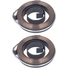 2 Pcs Drill Press Rturn Spring Steel Drill Feed Return Coil Spring 0.8 x 10mm Assembly Quill Spring Replacement for Bench Drill
