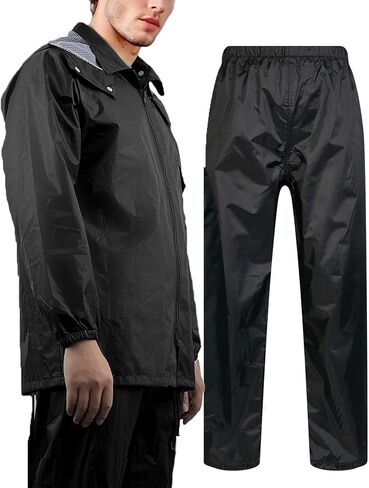 Rain Gear for Men Waterproof High Visibility Reflective Heavy Duty Outdoor All-Sport Work in Saudi Arabia