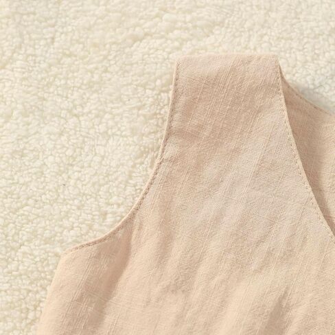 Toddler Girl Dress Summer Sleeveless Linen Cotton Dress Bow Kids Casual Dresses Clothes in Saudi Arabia