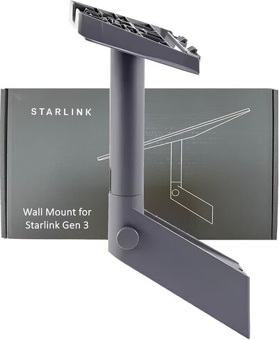 حامل Starlink - حامل حائط Starlink Gen 3 [OEM]، ملحقات متوافقة مع موديلات Starlink Standard V3 للسقف - مجموعة تثبيت متينة - تتضمن حامل الحائط والأدوات الأساسية in Kuwait