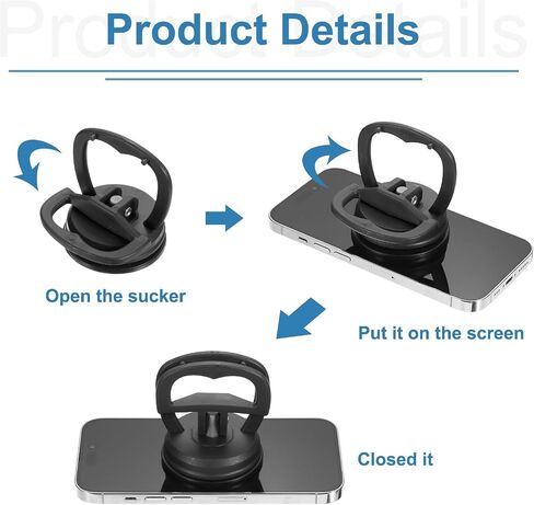 MECCANIXITY Screen Suction Cup LCD Screen Opener Phone Screen Suction Cups for Pad Phone Laptop Screen Remove Opening(2 Pack, Orange) in Saudi Arabia