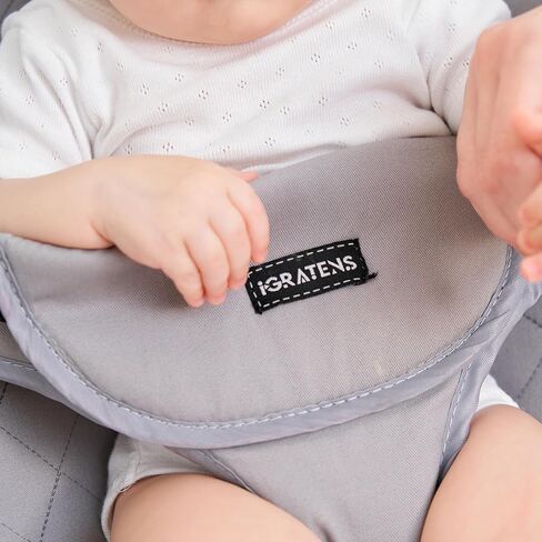 iGRATENS Fabric Seat for Bouncer - Cover for Baby Bjorn Bouncer Balance Soft & Bliss, 100% Cotton, Skin -Friendly, Machine Washable, Light Grey in Saudi Arabia