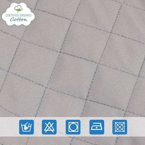 iGRATENS Fabric Seat for Bouncer - Cover for Baby Bjorn Bouncer Balance Soft & Bliss, 100% Cotton, Skin -Friendly, Machine Washable, Light Grey in Saudi Arabia
