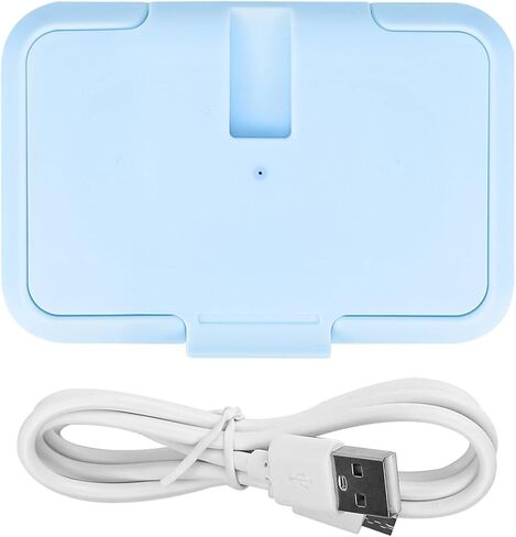 Baby Wipes Warmer Travel Wipes Warmer Portable Thermostat Reusable Wipes Heater for Home Car Travel （White） in Kuwait