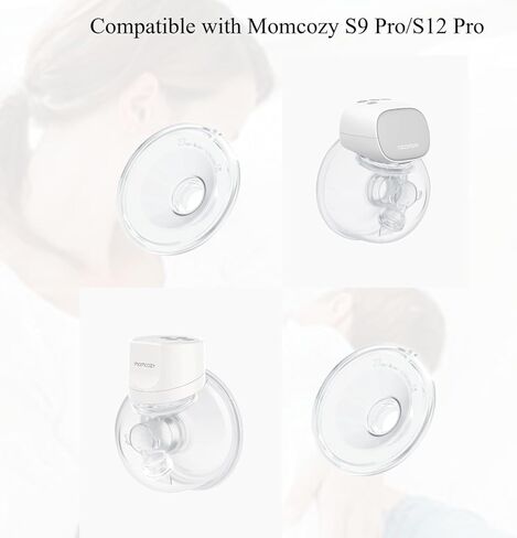 Flange 24mm Compatible with Momcozy S12 Pro/S9 Pro Hands-Free Breast Pump Wearable Cup,S9/S10/12 Breast Pump Replacement Accessories,for Momcozy/TSRETE Wearable Breast Pump Parts,24mm in Saudi Arabia
