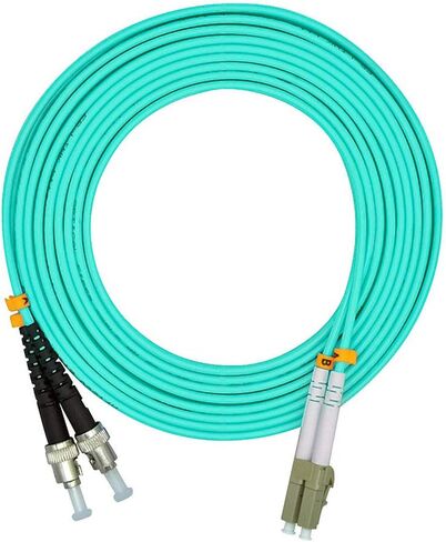 3 متر 10ft LC إلى ST دوبلكس 50/125 10G OM3 متعدد الوضع كابل الألياف البصرية الطائر التصحيح البصري الحبل LC-ST in Kuwait
