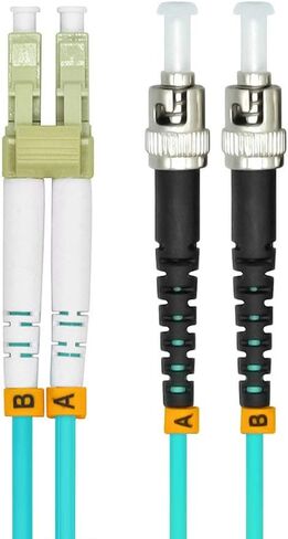 3 متر 10ft LC إلى ST دوبلكس 50/125 10G OM3 متعدد الوضع كابل الألياف البصرية الطائر التصحيح البصري الحبل LC-ST in Kuwait