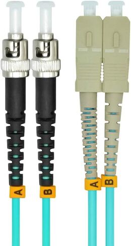 3 متر 10ft LC إلى ST دوبلكس 50/125 10G OM3 متعدد الوضع كابل الألياف البصرية الطائر التصحيح البصري الحبل LC-ST in Kuwait