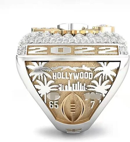 2022 Georgia League Championship Ring Football University Championship Ring with Wooden Box for Man women Father in Saudi Arabia