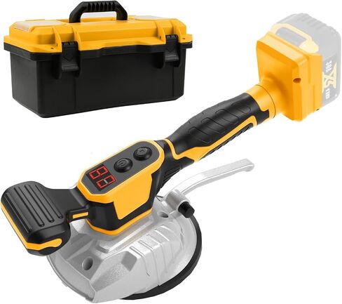 Tile Vibration Machine for Dewalt 20V MAX Battery, Cordless Tile Vibration Leveling Machine with 8 Adjustable Speed,Suction Cup,Digital Display for Floor,Tile,Wall (NO Battery) (for Dewalt) in Saudi Arabia