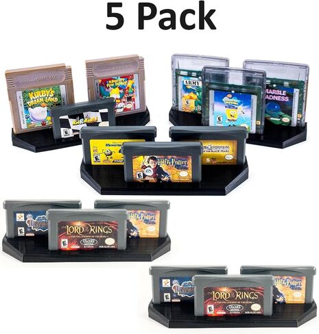 Multi Game Display for GameBoy Games - DMG GBC GBA - Fits All Nintendo Game Boy Cartridges (5 Pack) in Saudi Arabia