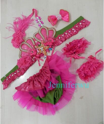 Jenniferwu Infant Toddler Baby Children Kids Girl's Swimwear Bikini Blue in Kuwait