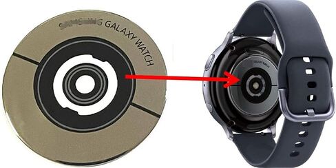 Galaxy Watch Active2 الزجاج الخلفي عدسة زجاجية بديلة لساعة Samsung Galaxy Watch Active2 R830 R825 R820 (R830) in Saudi Arabia