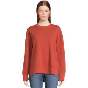 Time and Tru Women's Pullover Crewneck Sweatshirt