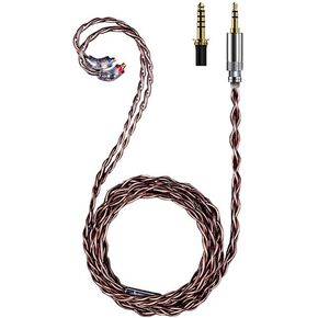 FiiO LC-RC Earphones/Headphone Upgrade Cable High-Purity Silver-Plated Monocrystalline Copper (LC-RC 2024)