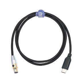 3FT USB C to 3Pin Mini XLR Female Stereo Replacement Headphone Cable,32Bit/384Khz/SNR 120DB HiFi Replacement Cable for AKG K240/K240MK II / K702 / K271s /K182/K175/K181/K371/Q701 Headphones