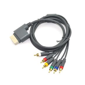وصلة كابل 6ft HDTV Video & RCA Stereo AV لجهاز Microsoft Xbox 360 / Xbox 360 Slim