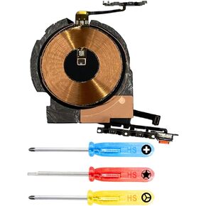 MMOBIEL Volume Flex Cable with Qi Flex Cable Compatible with iPhone 12/12Pro- 6.1 inch Incl 3X Screwdrivers