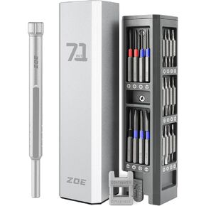 Precision electric screwdriver set,148 in 1 power screwdriver cordless rechargeable whit LED displays,120 S2 magnetic bit set,Small tool kit for Laptop,PC,Tablet,PS4,Xbox,Computers,iphones