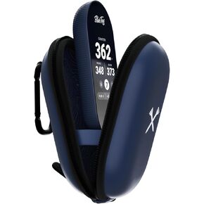 Blue Tees Golf GPS Case Compatible with Blue Tees Ringer - Durable Molded Tooth Zipper, Advanced Security with Internal Magnetic Plate, Hypalon Belt Loop, Equipped with Carabiner Clip (Case Only)