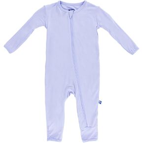 KicKee Pants Essentials Print Coverall with Snaps, Super Soft Bamboo Baby Clothes, Baby and Kid One Piece Sleepwear