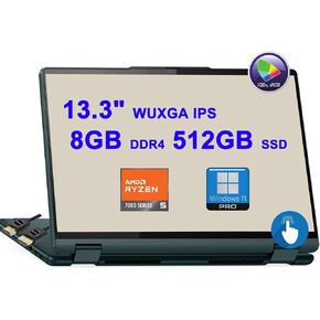 Lenovo V15 Business Laptop Computer, 15.6" FHD Display, Intel Dual-Core CPU, 16GB DDR4 RAM, 256GB PCIe SSD, WiFi 6, Bluetooth 5.2, RJ-45, Type-C, HDMI, Numeric Keypad, Black, Windows 11 Pro, Tichang in Kuwait