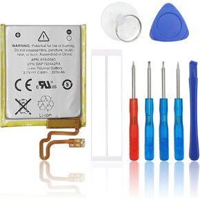 Replacement Battery 616-0639/616-0640 Compatible with iPod Nano 7, iPod Nano 7th, A1446 with Tools