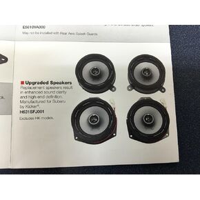 Subaru Speaker Upgrade Kit by Kicker - H631SFJ0001 - Genuine OEM