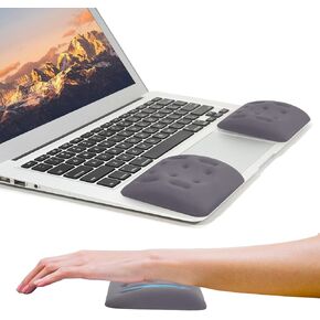 Keyboard Wrist Rest for Laptop, Ergonomic Laptop Wrist Support for Computer Keyboard, Memory Foam Laptop Wrist Rest for Keyboard and Mouse, Relieve Wrist Pain and Carpal Tunnel