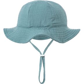 Baby Sun Hat Toddler Infant Cap Kid Beach Hats Swimsuit with UPF 50+ Protective Sunscreen Newborn Bucket Hat for Boys Girls