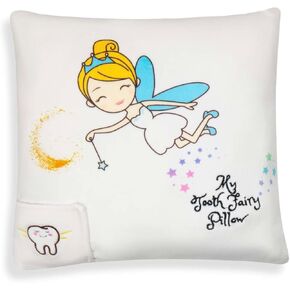 Liv & Oak Tooth Fairy Pillow (10" x 10") w/Pocket - Tooth Pillow for Tooth Fairy - Tooth Fairy Pillow for Girls - Tooth Fairy Tooth Holder - Tooth Fairy Gifts